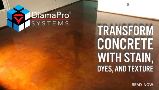 Transform Concrete with Stain, Dyes, and Texture